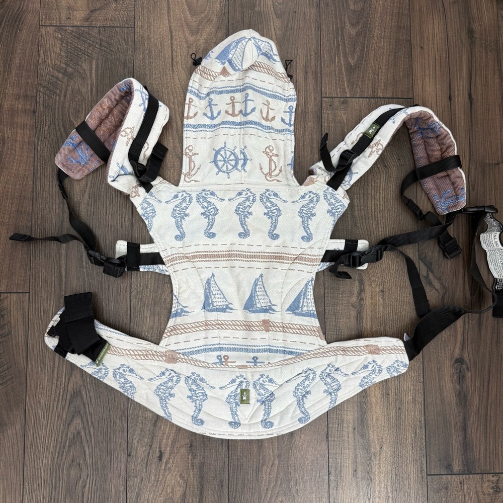 LennyLamb Ergonomic Carrier baby Size jacquard weave 100% cotton Baltica 2.0